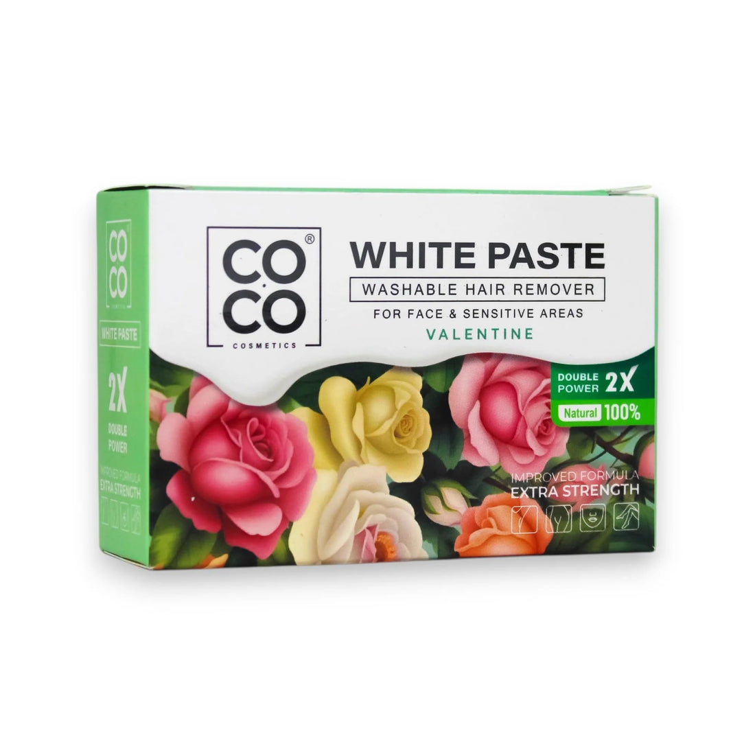 Coco White Paste Washable Hair Remover Valentine - 100GM
