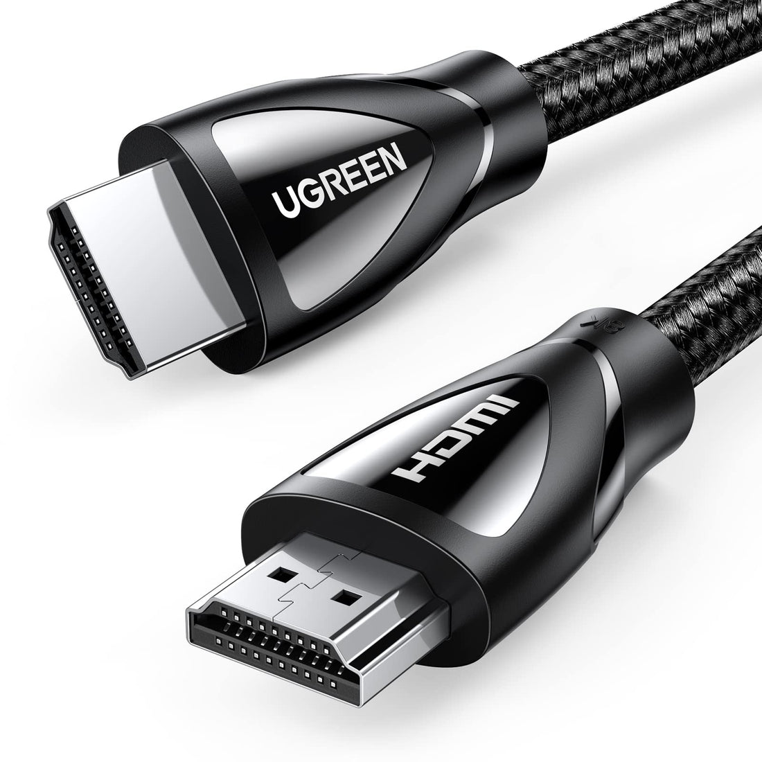 UGREEN 8K HDMI 2.1 Cable 5M (16FT),8K@60Hz,4K@240Hz/144Hz/120Hz HD Cable, HDR 10+/Dolby/eARC/3D/HDCP 2.3,Video Cord Compatible with MacBook Pro/Switch/PS5/PS4/Steam Deck/Xbox/Roku/HDTV/DVD/Projector