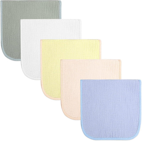 Moro Moro 3 Burp Cloths for Baby, Muslin Burp Cloths for Baby, Ultra Absorbent Organic Muslin Cloths with Large Coverage & Multiple Uses for Newborn Baby Girls and Boys
