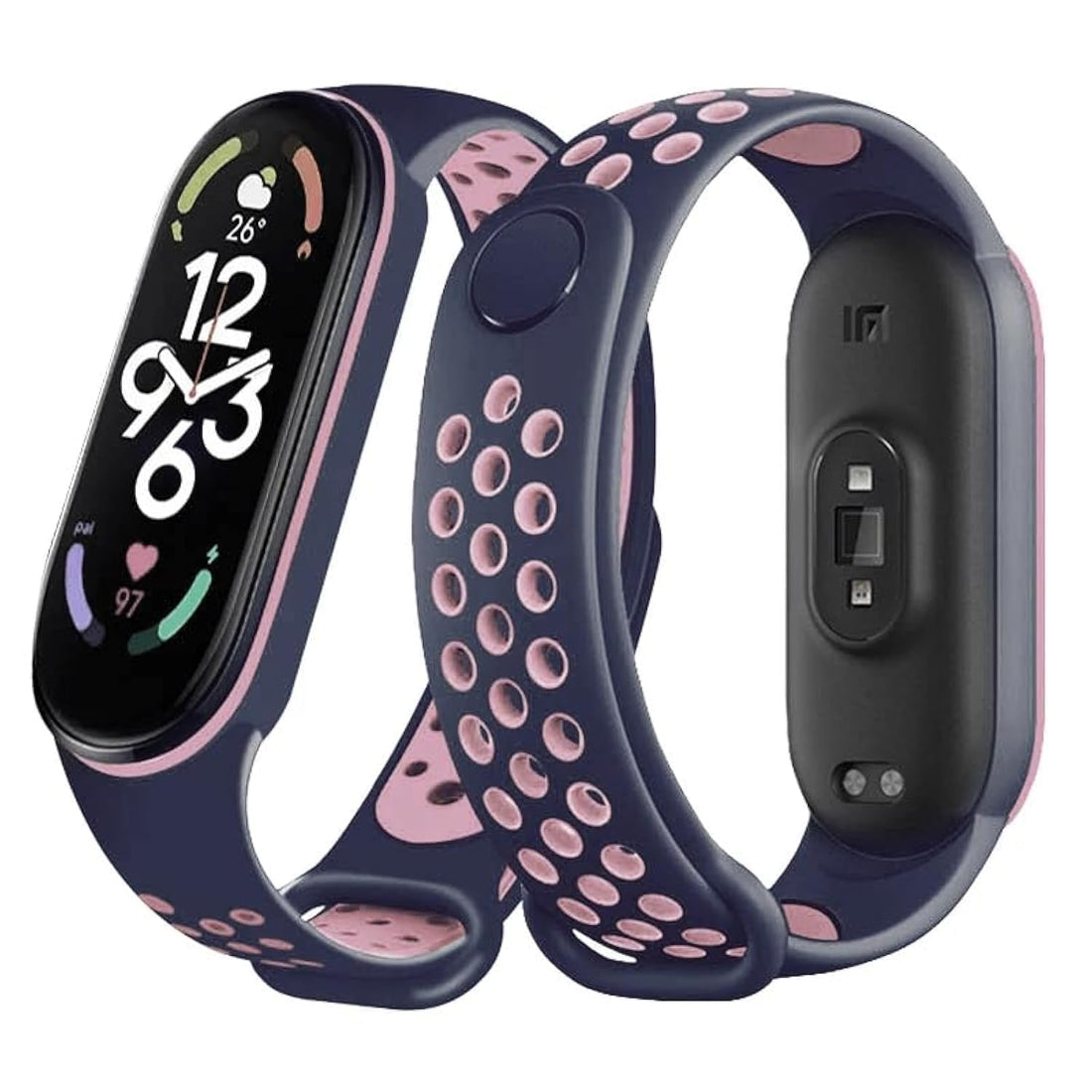 Nexts store Replacement Strap Compatible with Xiaomi Mi Band 3 / Mi Band 4 Strap Wristband Sport Replacement Strap Compatible with Xiaomi Mi Band 3/4