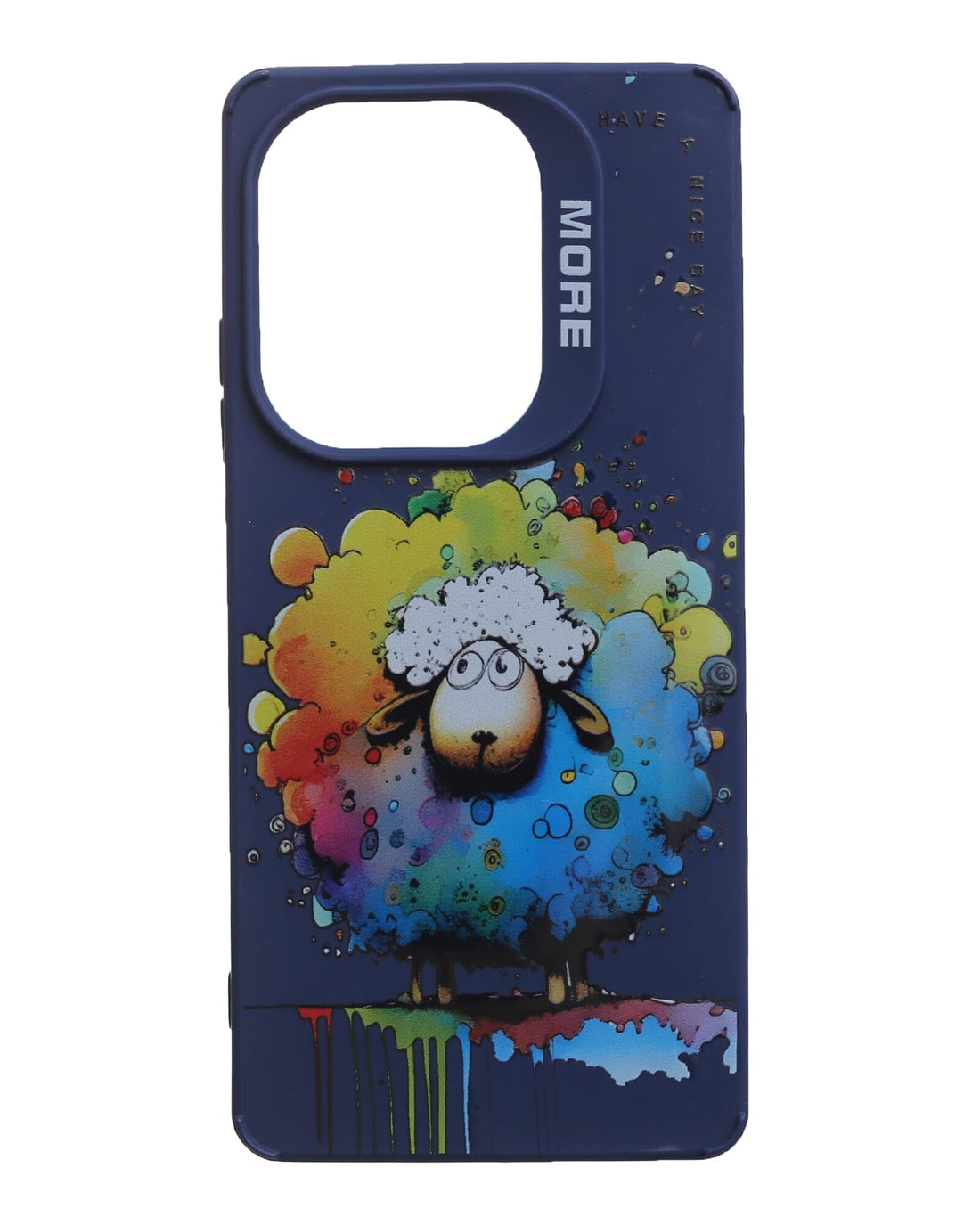 Plastic Back Cover For Xiaomi Redmi Note 13 Pro 4G, Multi Color C.F.S.P-136