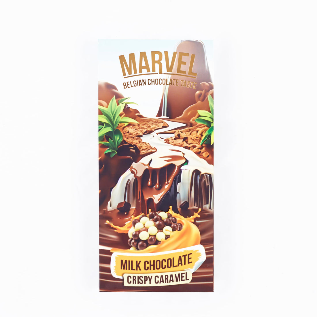 Marvel Milk Chocolate Bar with Crispy Caramel 90 g