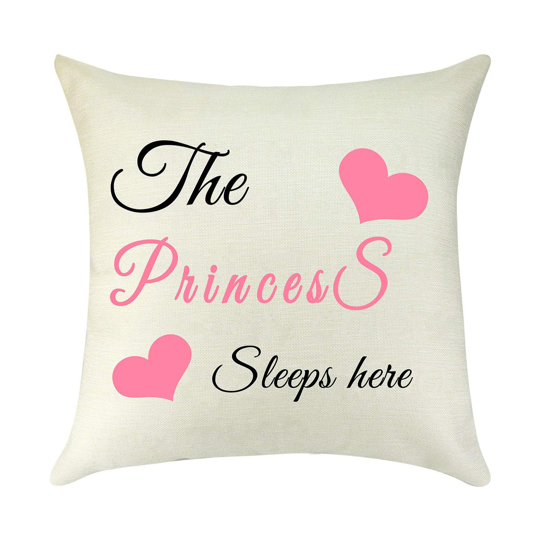 to My Daughter Gift from Mom Dad Pillow Cover Pillowcase Sister Gift Birthday Gift for Women Teen Girls Girlfriend Wife Decorative Throw Pillow Case Cushion Cover for Sofa Living Room Car 18"x 18"