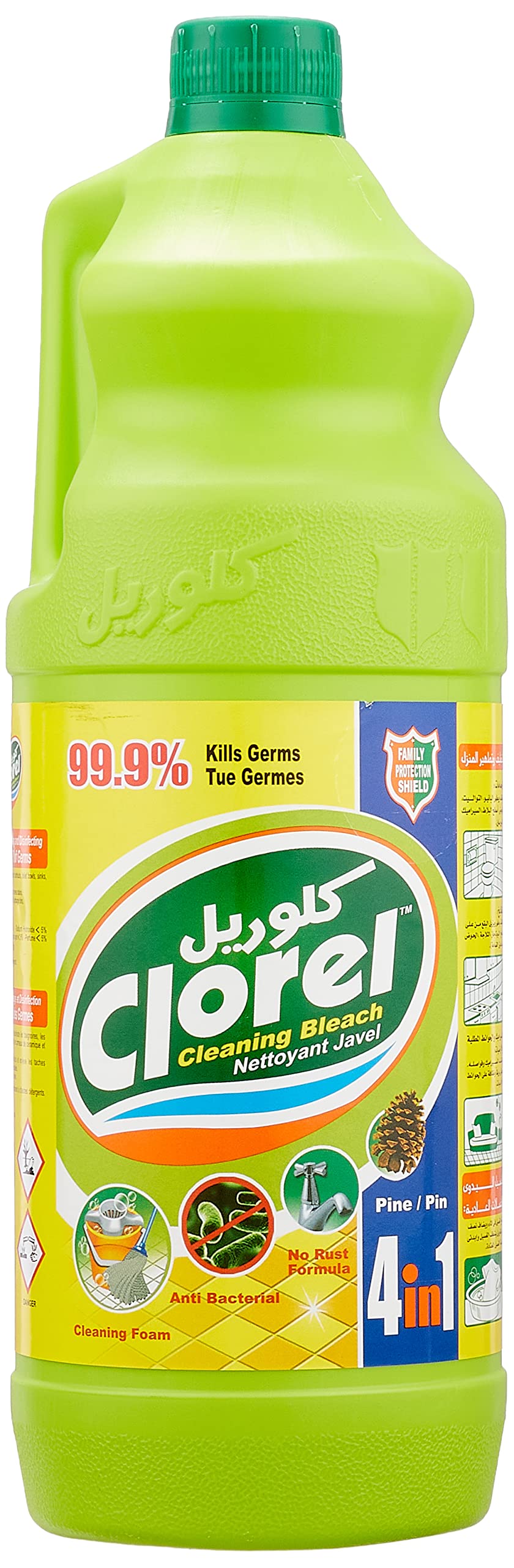 Clorel liquid multi purpose cleaner with pine scent, 1 kg