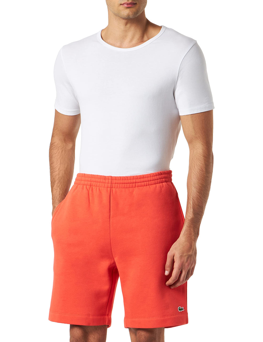 Lacoste mens Organic Brushed Cotton Fleece Shorts