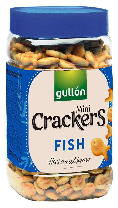 Gullon Mini Fish Cracker Biscuits 350 g