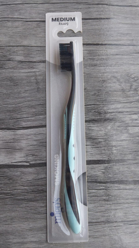 Mego Smoky Medium Bristle Toothbrush