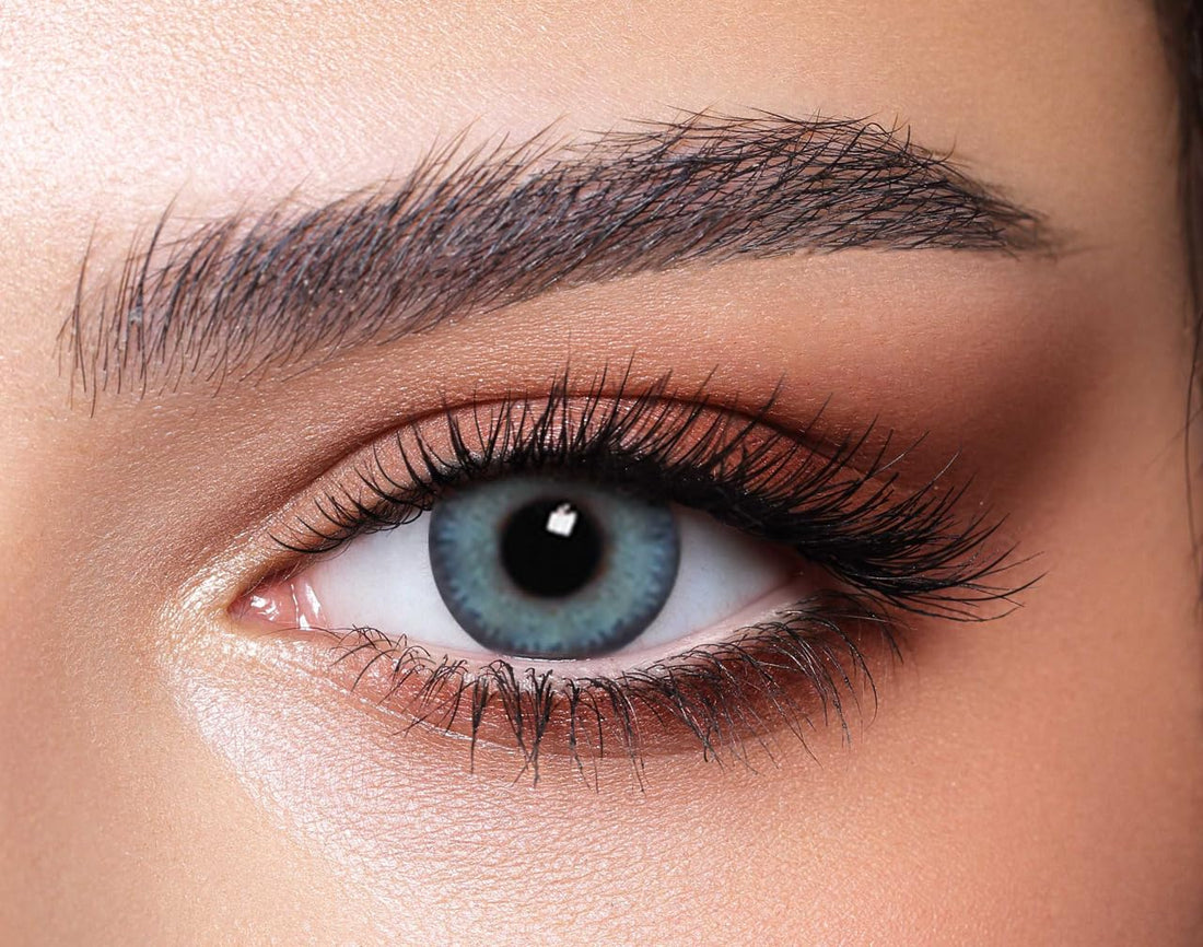 Bella Colored Lenses - Glow - 3 Months - Navy Grey -4.25