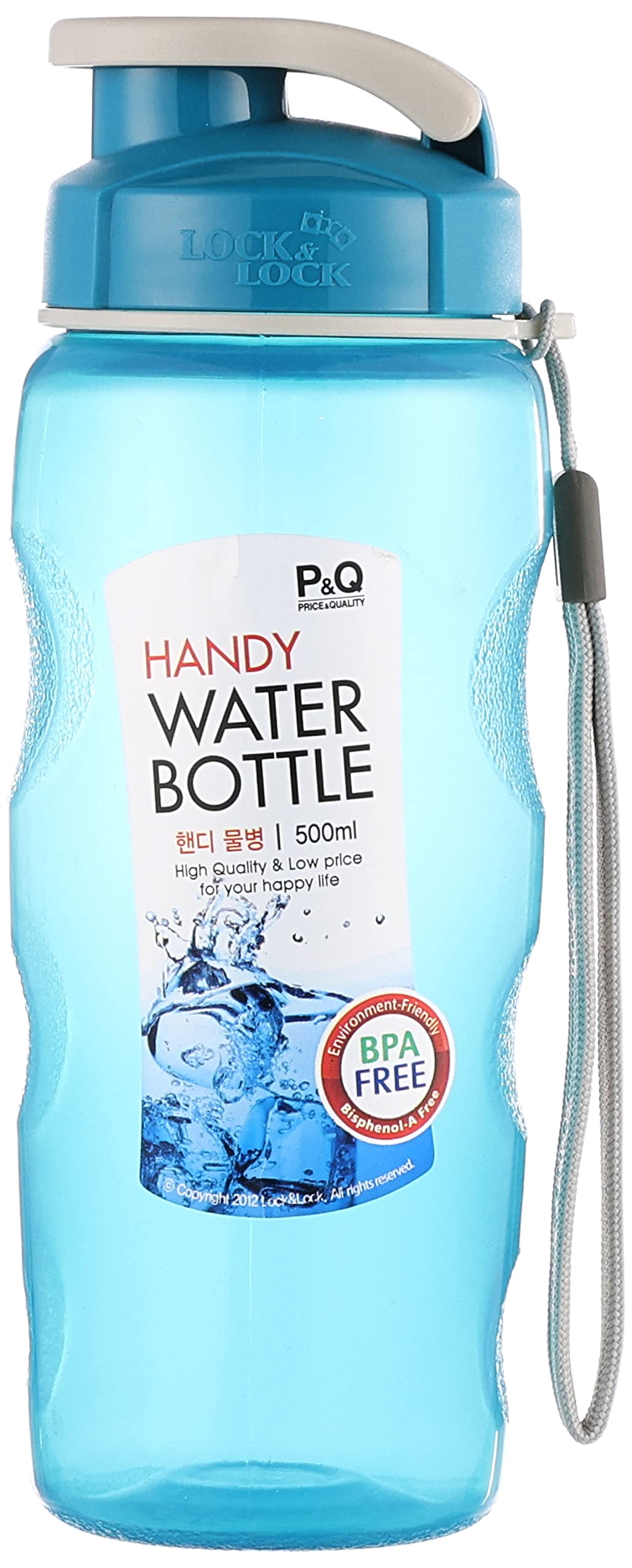 LocknLock Sports Handy Water Bottle PP 500ml BLUE