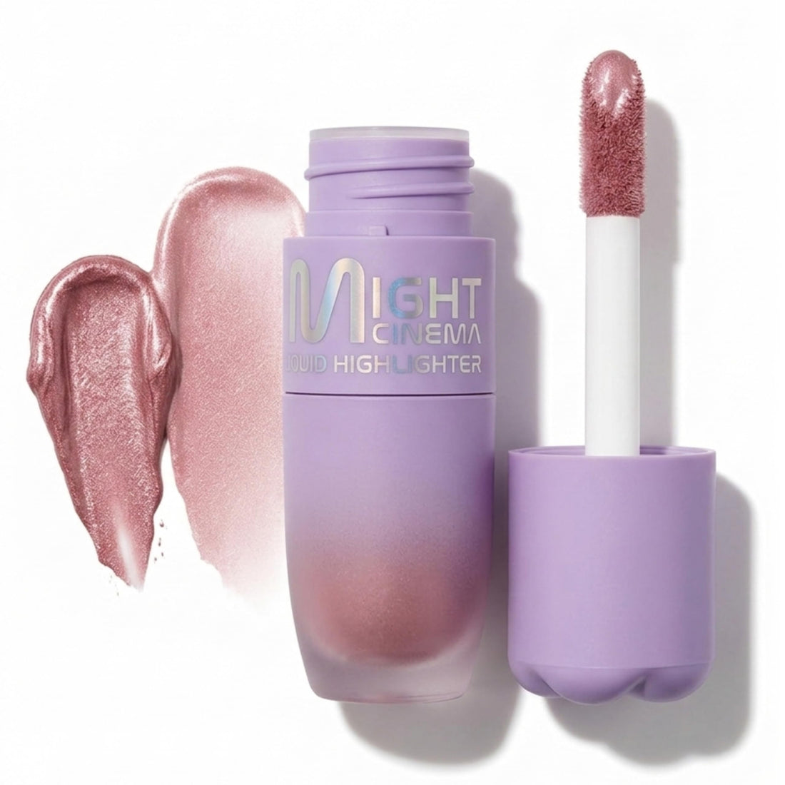 Liquid Highlighter Makeup, Natural Glow Face Highlighter Stick, Silky Smooth Light Liquid Luminizer, Long Lasting Shimmering Face Illuminator Make up (103)