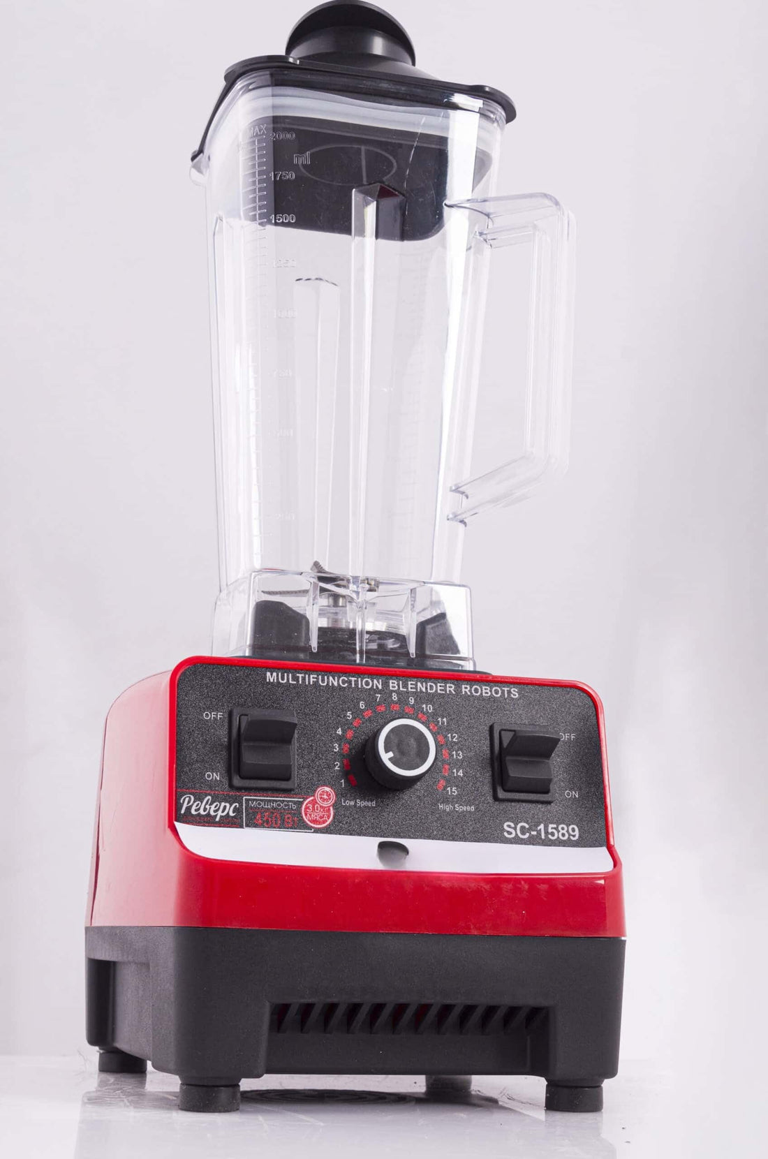 3400W Super Powerful Copper Motor Professional Electric Blender with Giant Bowl Big Grinder 15 Variable Speed Solid Blades for Heavy Duty Work k