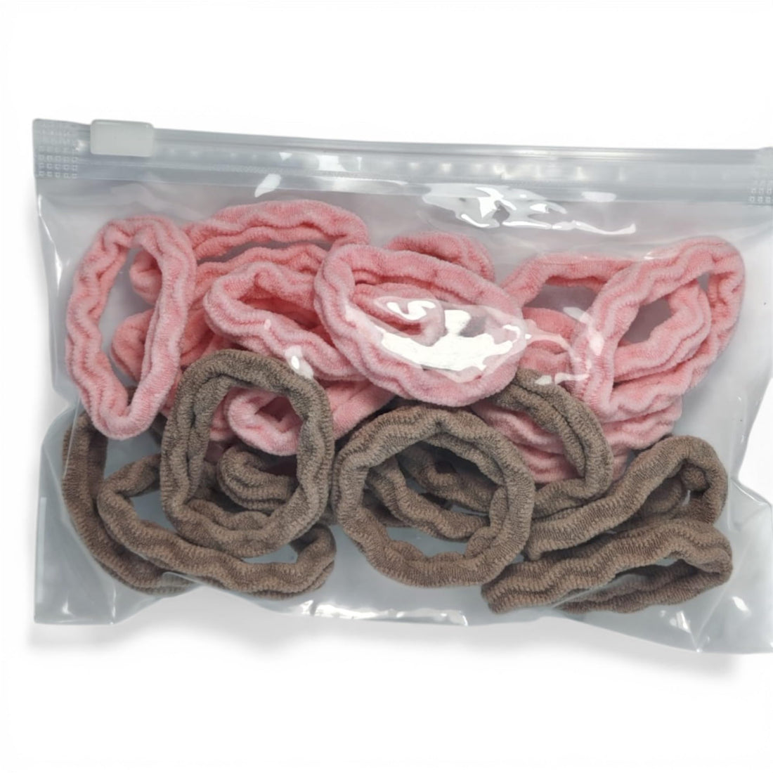 Catch Up Bag of 30 Hair Ties for Women and Girls Elastic Ponytail Holders Strong Hold No Damage Hair Bands for Thick Thin Curly and Straight Hair Daily Use Multi Color Set