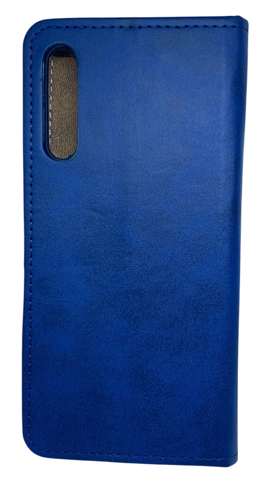 Compatible with Huawei Y9s Wish and Back Leather Flip Case Cover Card Holder New Youth Design High Quality Material Shockproof by Amarah Store (Blue)