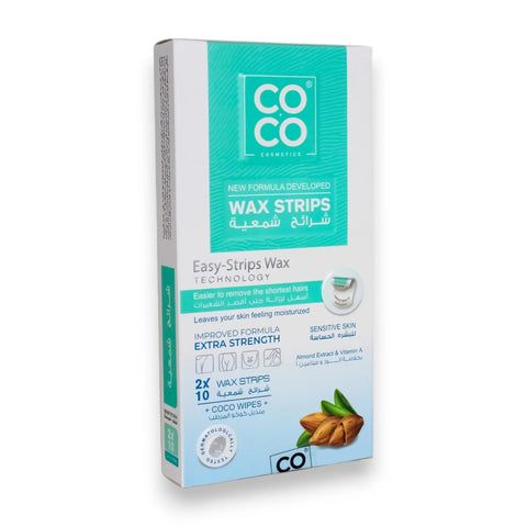 Coco Wax Strips With Almond Extract & Vitamin A