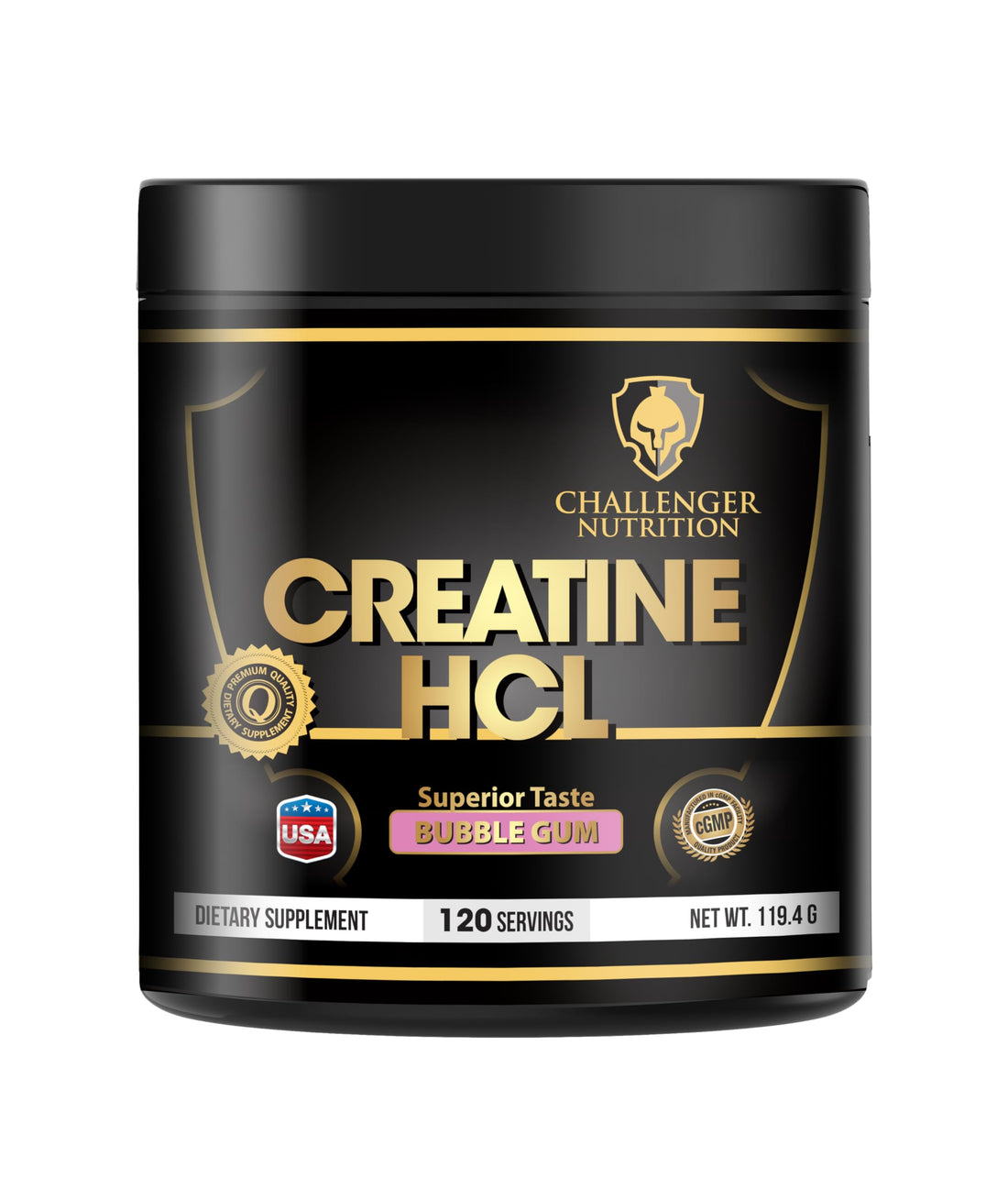 Challenger nutrition - creatine hcl bubble gum 119.4 gm