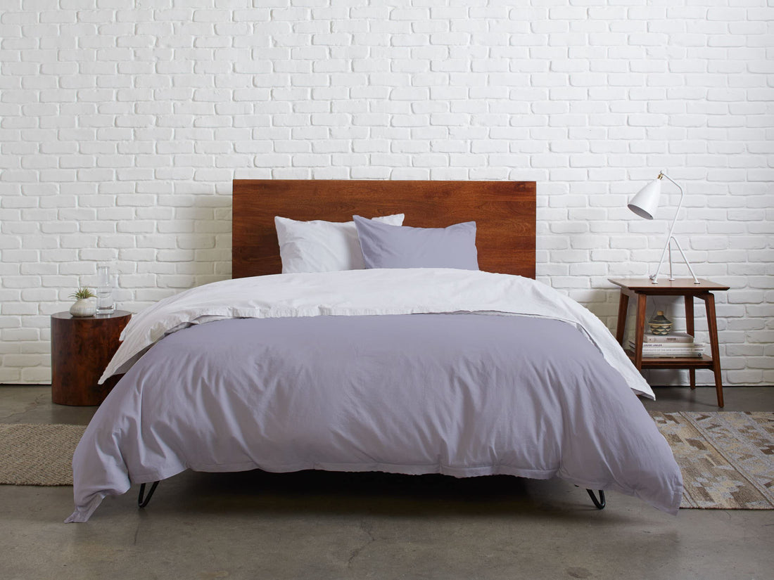 Tigers Trade Lines Quilt cover set from Mix Catalogue - Cotton - 3 pieces - for main rooms and youth rooms (White - anthracite, for king size 160cm (Main Rooms))