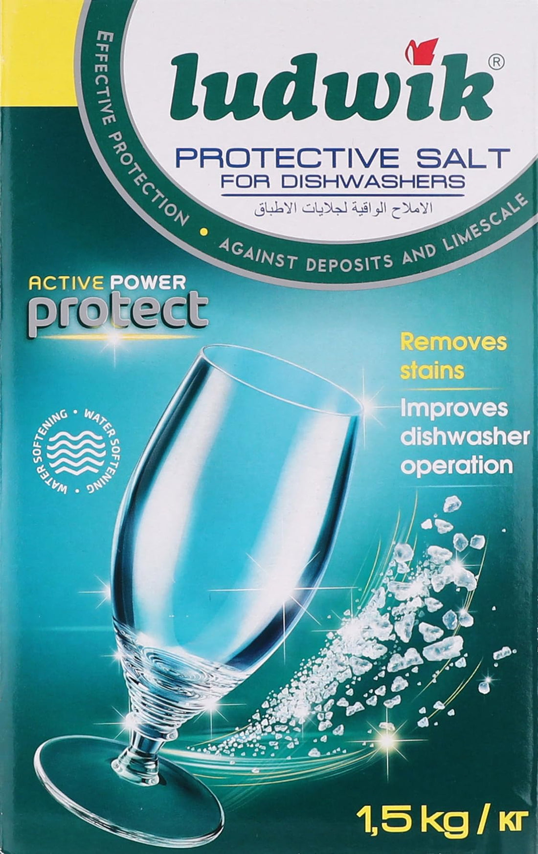 Ludwik protective salt for dishwasher - 1.5 kg