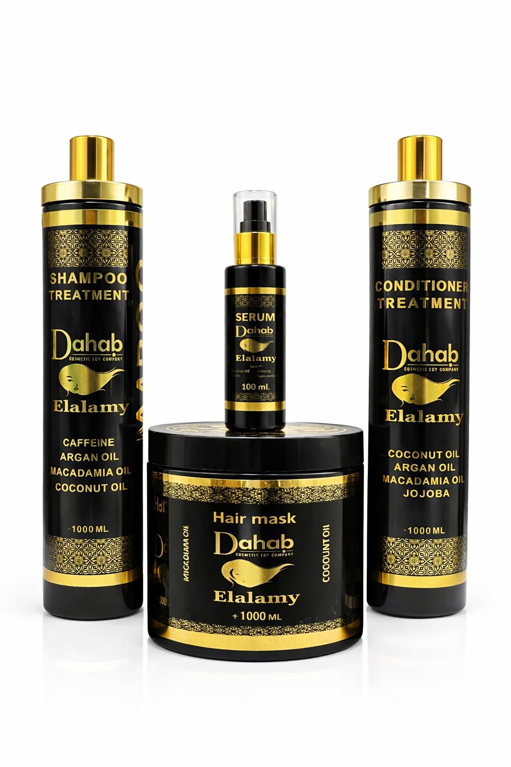 Elalamy Professional Hair Care Set with Argan, Coconut & Macadamia Oils – Deep Nourishing & Repair Treatment for All Hair Types