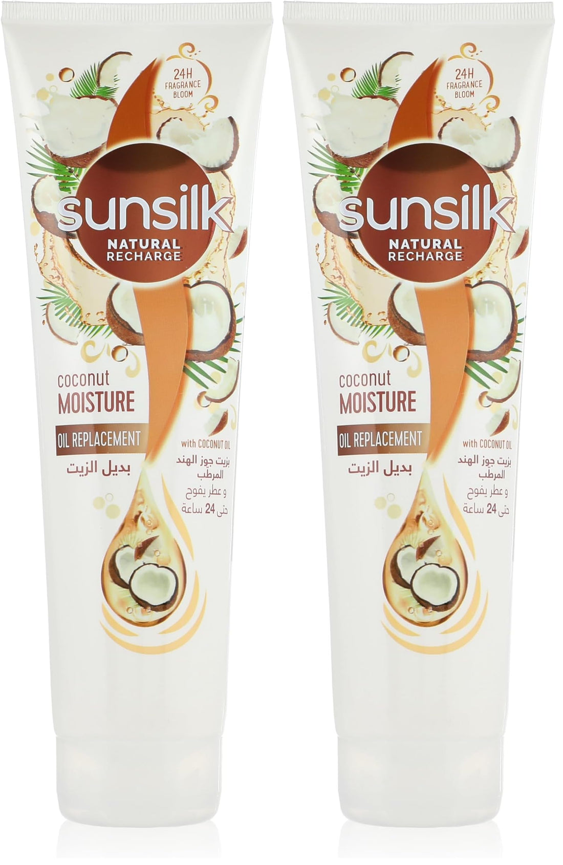 Sunsilk Oil Replacement Cream Coconut Moisture 300ML (Pack of 2)