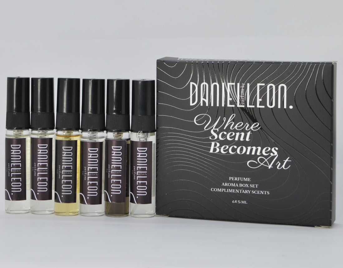 Daniel Leon DL-MP1 Men’s Perfume Pack | 6 × 5ml | Inspired Fragrances | Long-Lasting | Travel Size | Premium Men’s Collection