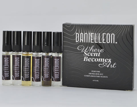 Daniel Leon DL-MP1 Men’s Perfume Pack | 6 × 5ml | Inspired Fragrances | Long-Lasting | Travel Size | Premium Men’s Collection