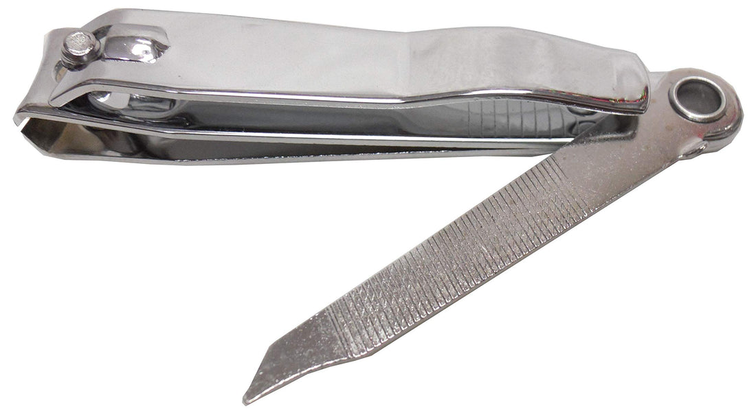Nail scissors with a stainless steel cooler