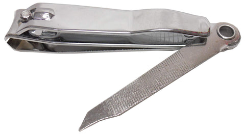 Nail scissors with a stainless steel cooler