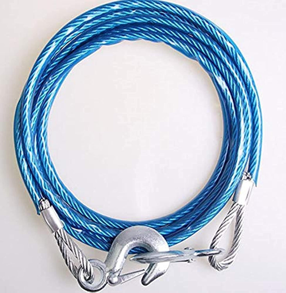 Loky boy Car Rope Metal Wire Rope for Heavy Loads, Blue