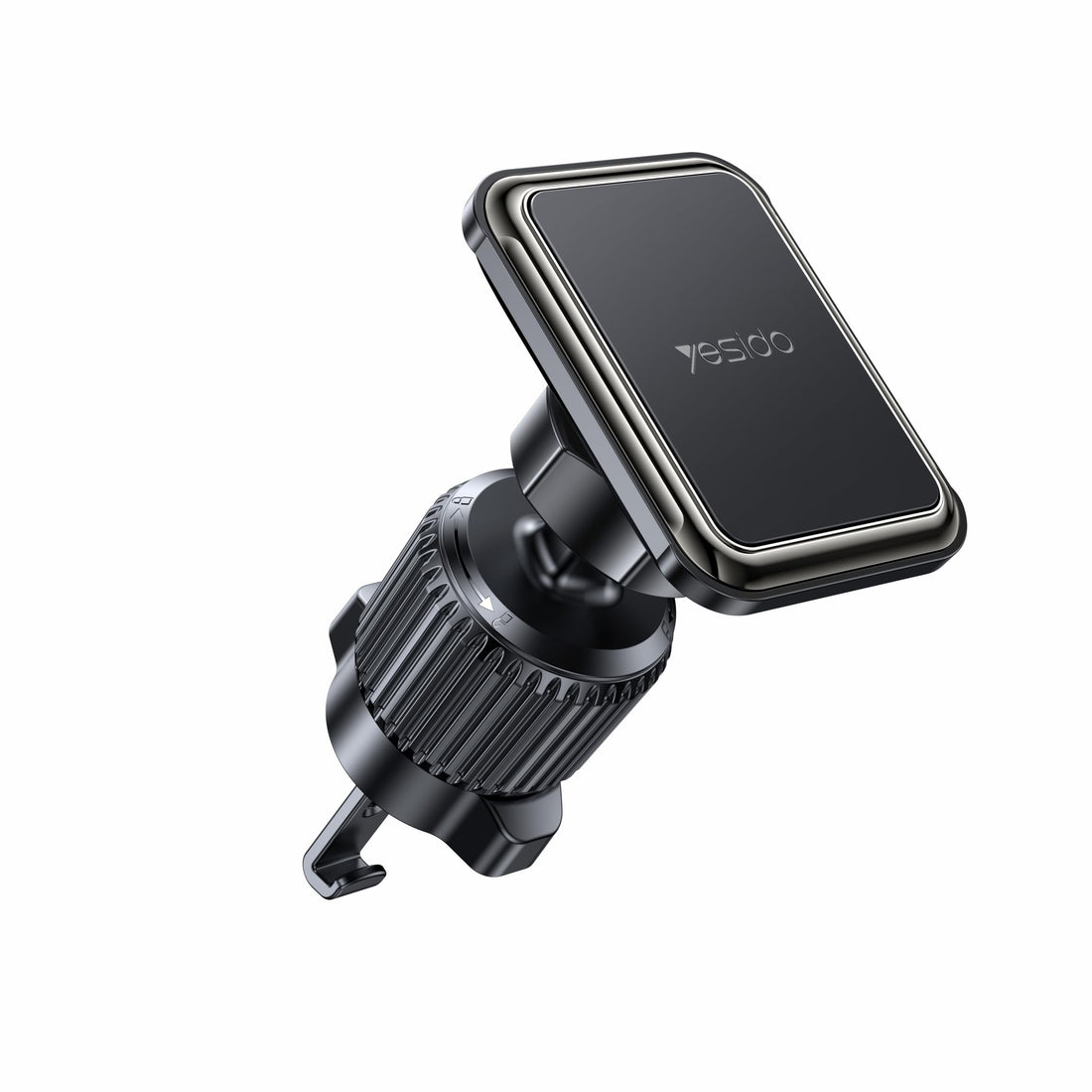 Yesido C245 Magnetic Air Vent Phone Holder – 6-Magnet Strong Grip, 360° Ball-Joint Rotation, ABS+Silicone Clip Mount, Universal Fit