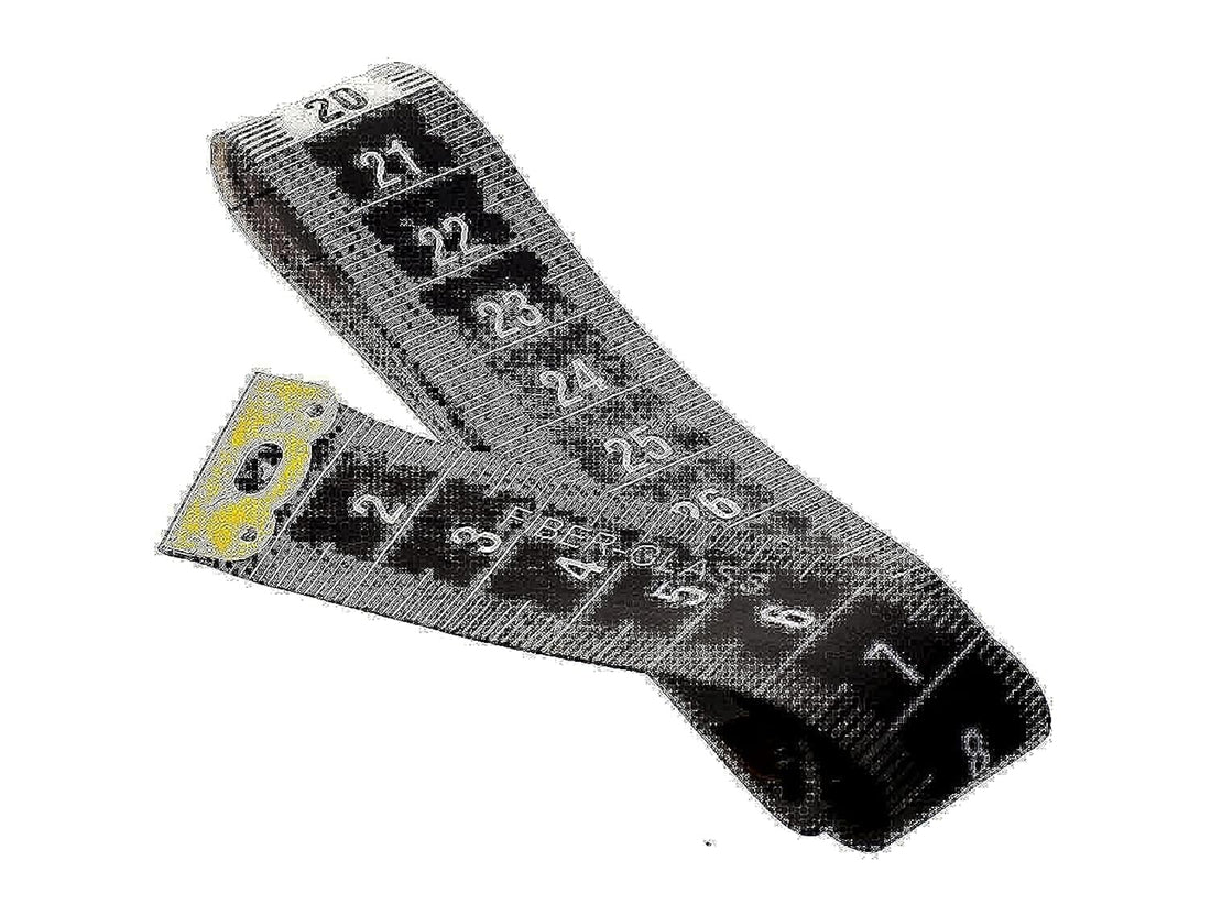 Mazurah Measuring Tape, 1 1/2m - Black