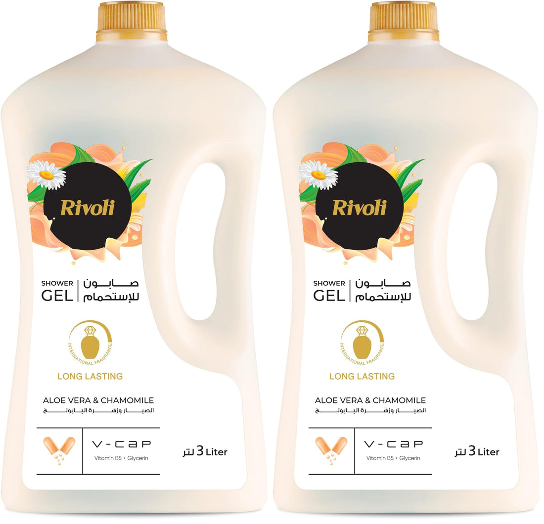 Rivoli shower gel white 3ltr (Pack of 2)