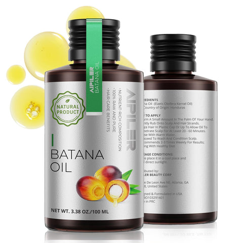 Organic Batana Oil for Hair Growth: Dr Sebi approved unrefined 100% pure and raw from Honduras for women and man everyday nature hair care