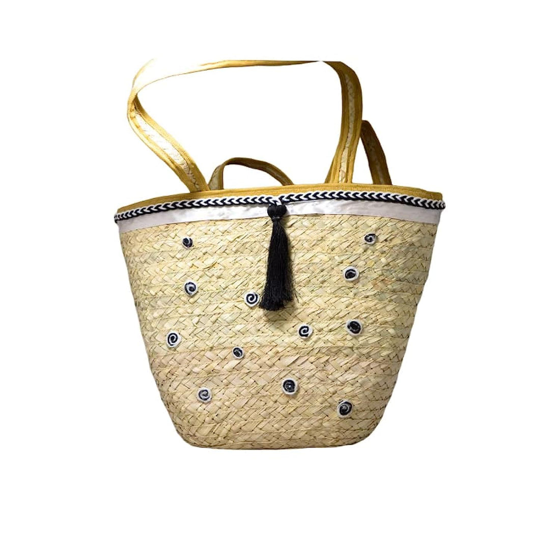 Egypt Antiques Women's Natural Handmade Bag (20in Deep, 14in)