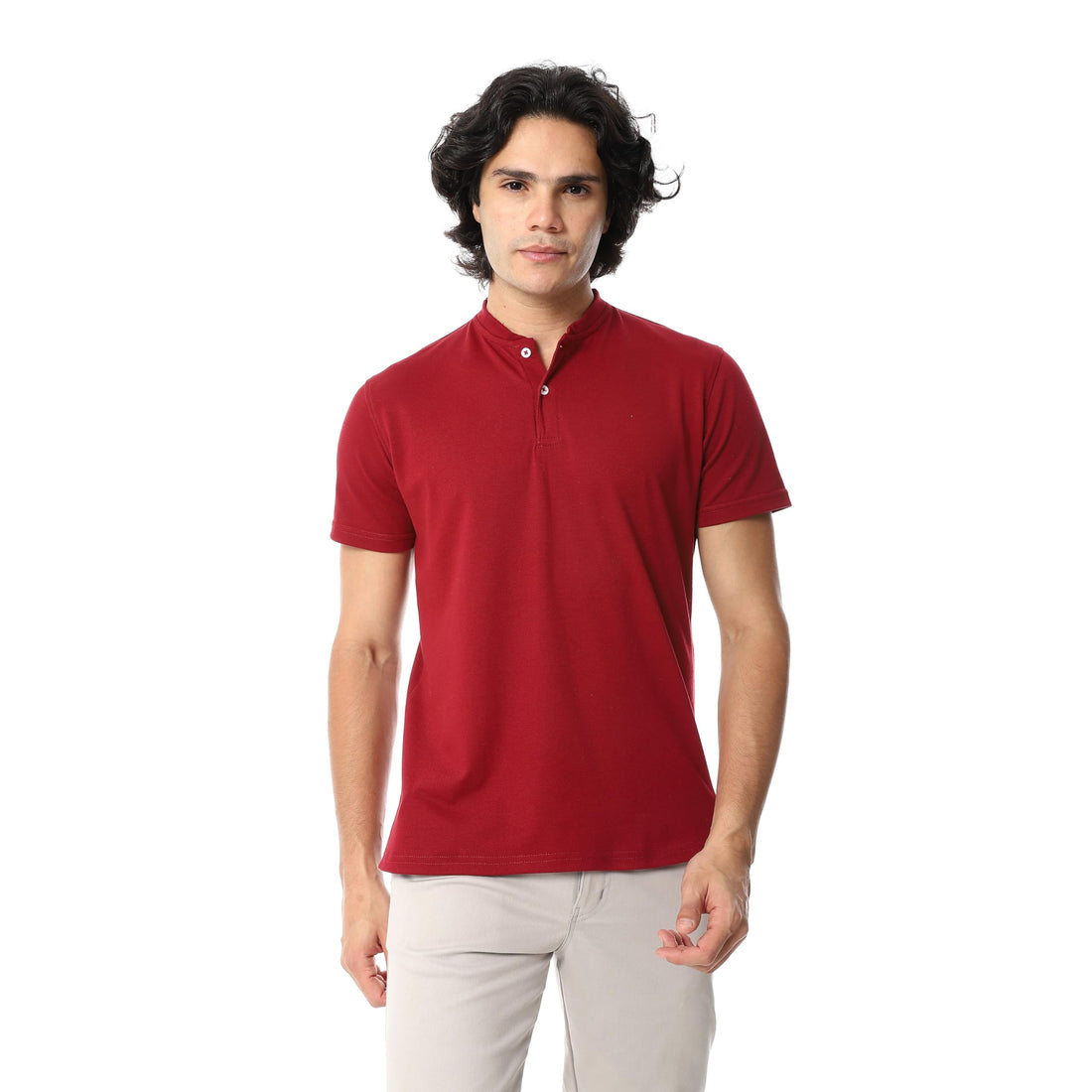 Andora Mens Basic Henely Neck Western (pack of 1)
