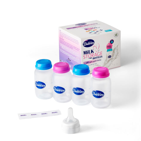 Bubbles Breast Milk Storage Bottles