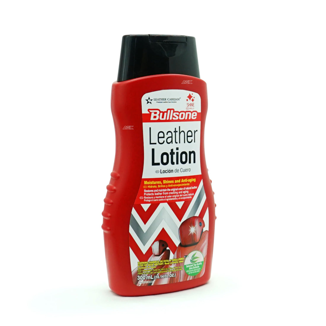 AGCCAR BULLSONE Premium Leather Care Solution CAREJAM Leather Cleaner & Lotion 300 ml