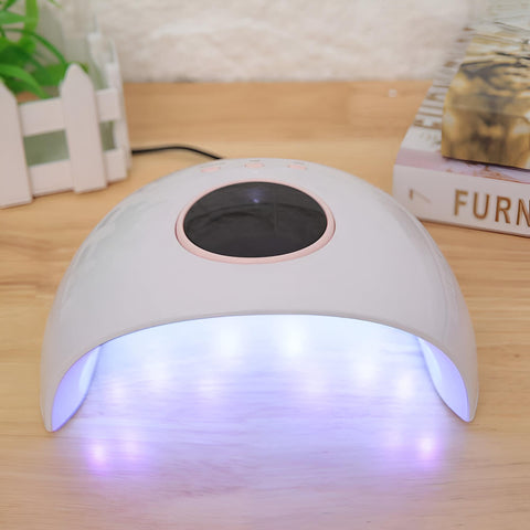 24W Manicure Tool Kit - Get Salon Quality Nails with our UV LED Lamp featuring Heat Dissipation, USB Connection, Convenient Timer Settings