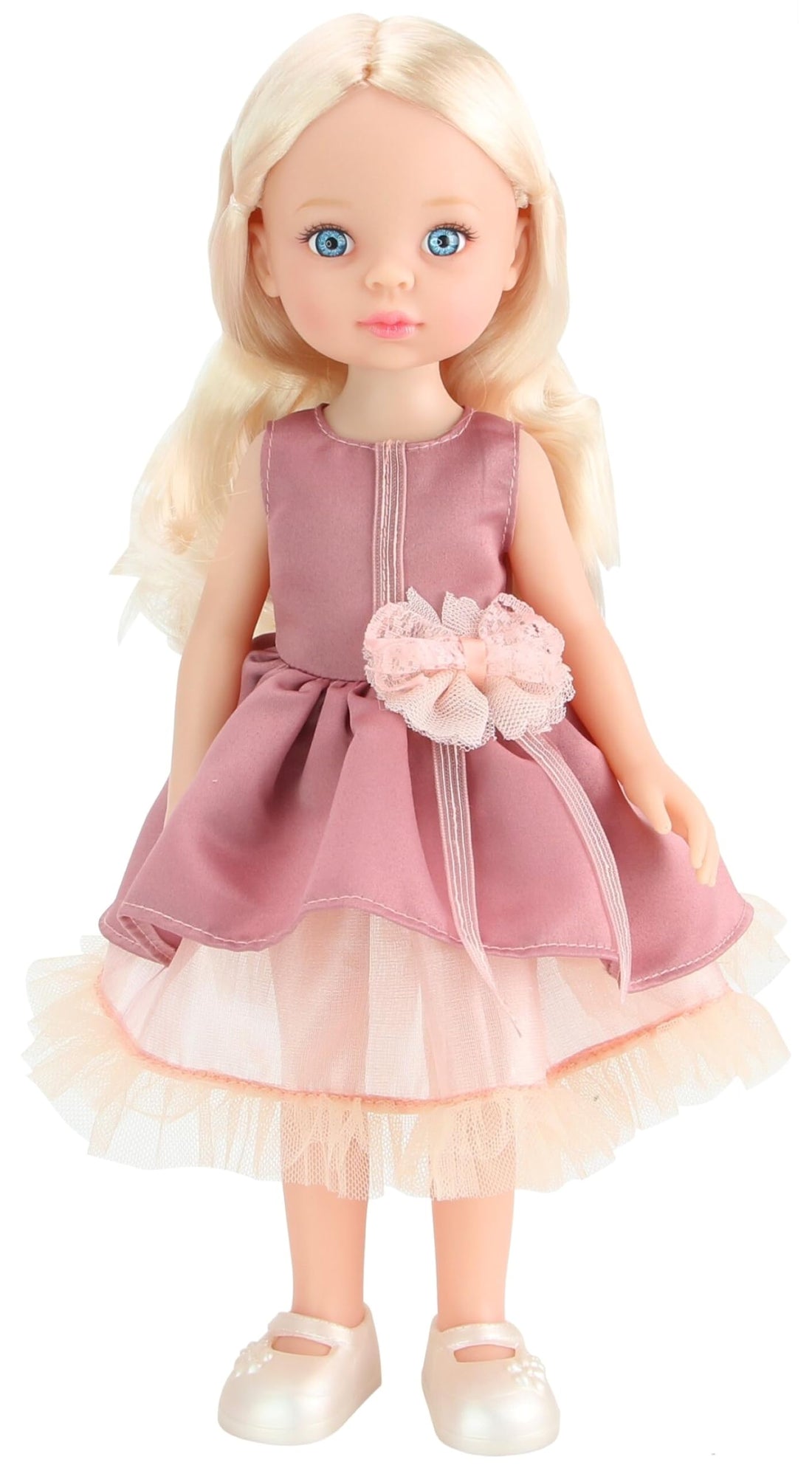 TOYS LAND Little Milly Musical Fashion Doll Toy for Girls, 33 cm Height, Realistic Doll with Soft Movable Body, Silky Hair and Changeable Outfit, Birthday Gifts for Kids Aged 3+ (A)