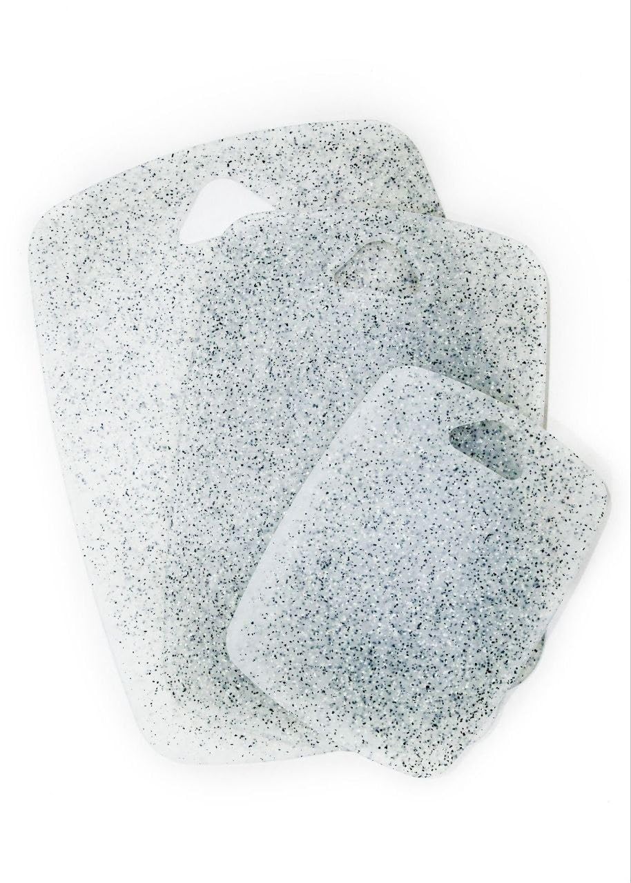 Generic 3-Piece Granite Pattern Cutting Board Set, Kitchen Plancha Boards for Vegetables, Meat and Poultry .db
