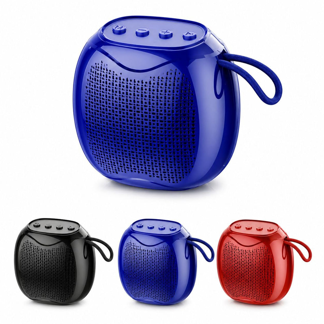 Portable Bluetooth Speaker 5W, Compact Design with Bass Boost, 800mAh Battery, Up to 5 Hours Playtime, Support USB and TF Card, Built-in Microphone, Random Color