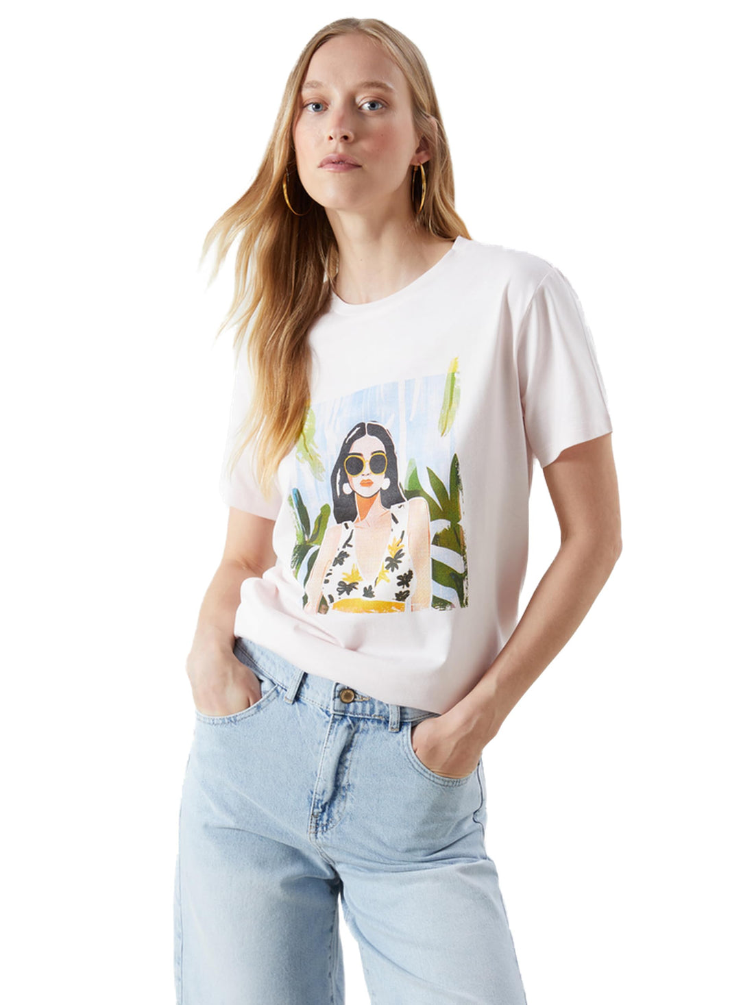 LC WAIKIKI Women Crew Neck Printed T-Shirt