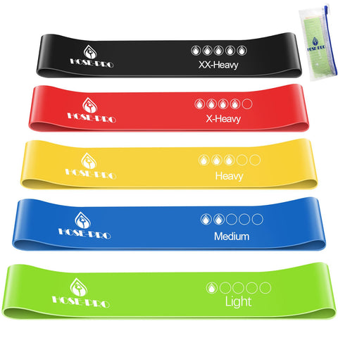 Exercise Resistance Bands Set for women and Men Physio Bands Resistance with 5 Different Resistance Levels for Men/Women Fitness Chest Expanding,Yoga,Pilates,Physio Therapy Rehabilitation