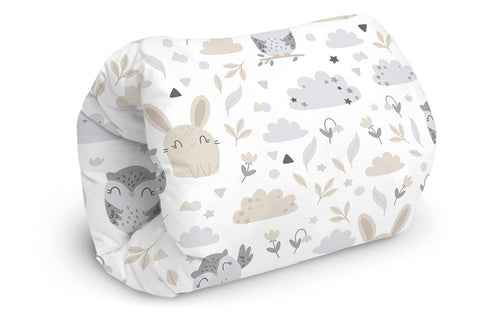 Moro Moro 3 Baby Small Nursing Pillow With Filling Pillow Nursing Muff, Muff: Approx. 22 X 20 Cm, For On The Go, Arm Tunnel, Breastfeeding Pillow, Bottle, Light