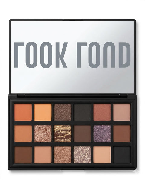 BBROSE Look Loud Eyeshadow Palette, 18 Colour Makeup Palette with Matte and Shimmer Finishes