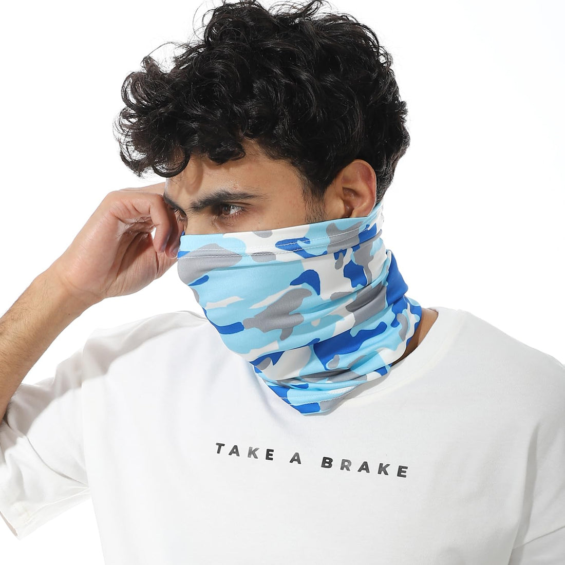 Camouflage Neck Gaiter Multifunctional Face Mask Dust Sun Protection Stylish Sports Scarf for Men Women Perfect for Running, Cycling, Trekking, Travel, Outdoor Activities