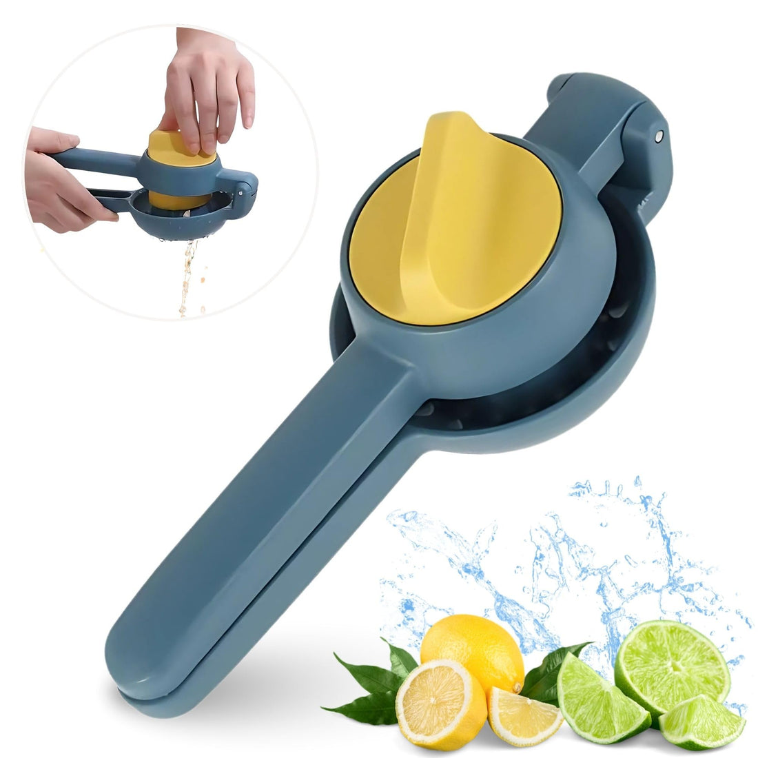 Thunder Up Lemon Juicer Squeezer, Handheld Citrus Squeezer, Perfect for Lemons, Limes, and Small Oranges