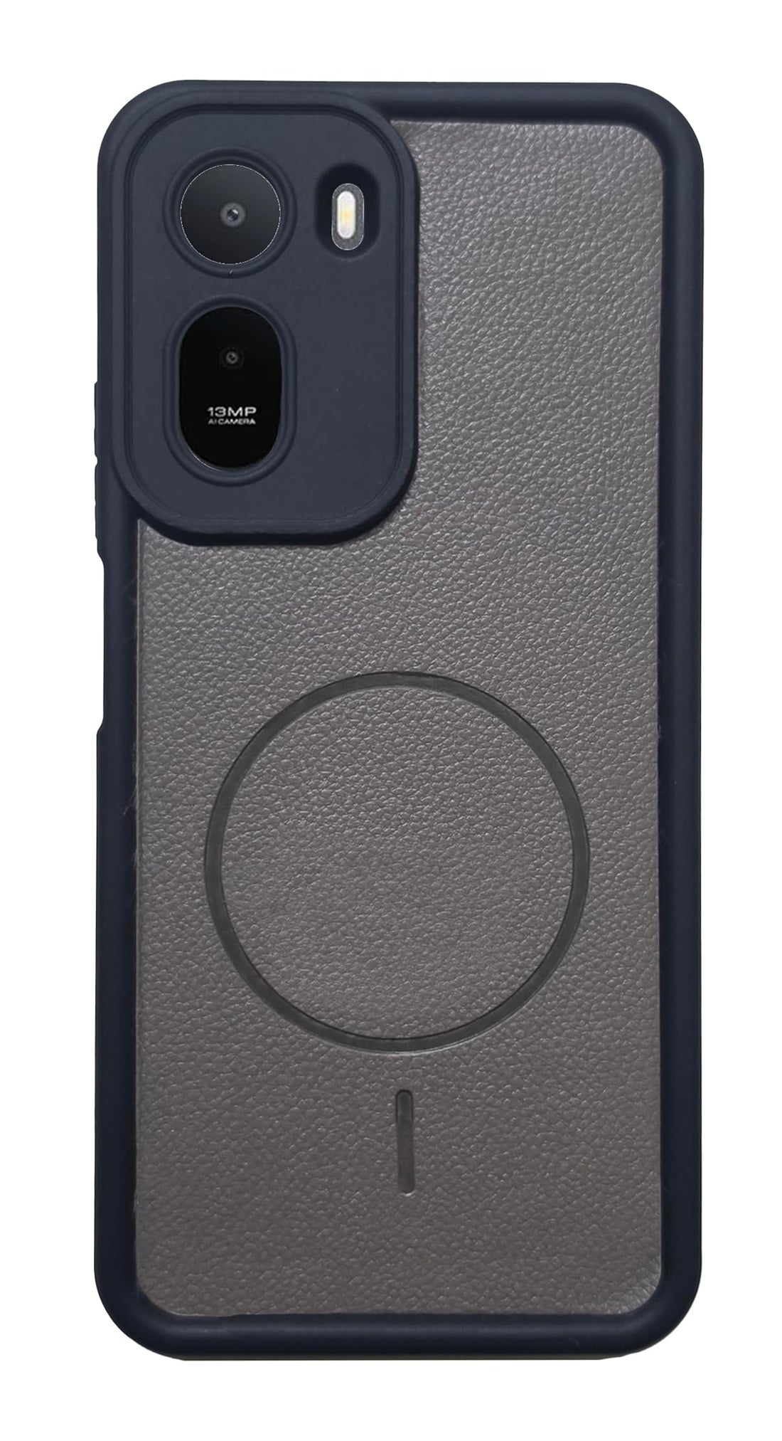 (For A7Pro) Xpress Leather Back Cover For Xiaomi Redmi A7 Pro Soft Silicon with Leather, Matte Finish, Camera Protection, Mag Logo, Slim Case,Anti-Shock (Beige)