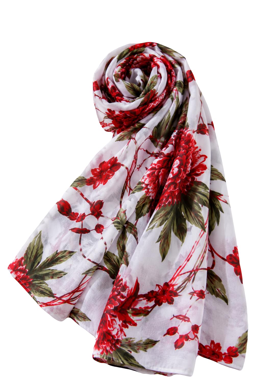 Multicolor Floral Muslim Hijab Scarf for Women | Head Scarf Shawl Scarves Islamic Turban