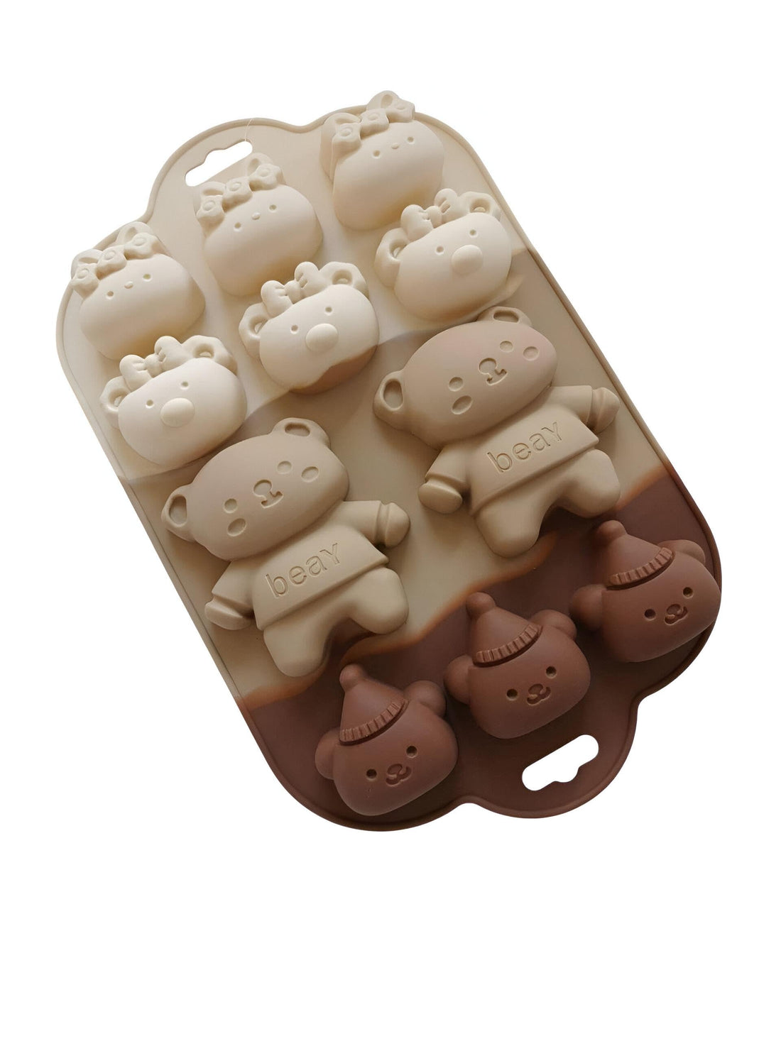 Silicone Cupcake Mold - Create delicious and beautiful cakes using a non-stick, easy-to-clean multi-shaped mold for the oven or microwave, high-quality (الشكل الثاني)