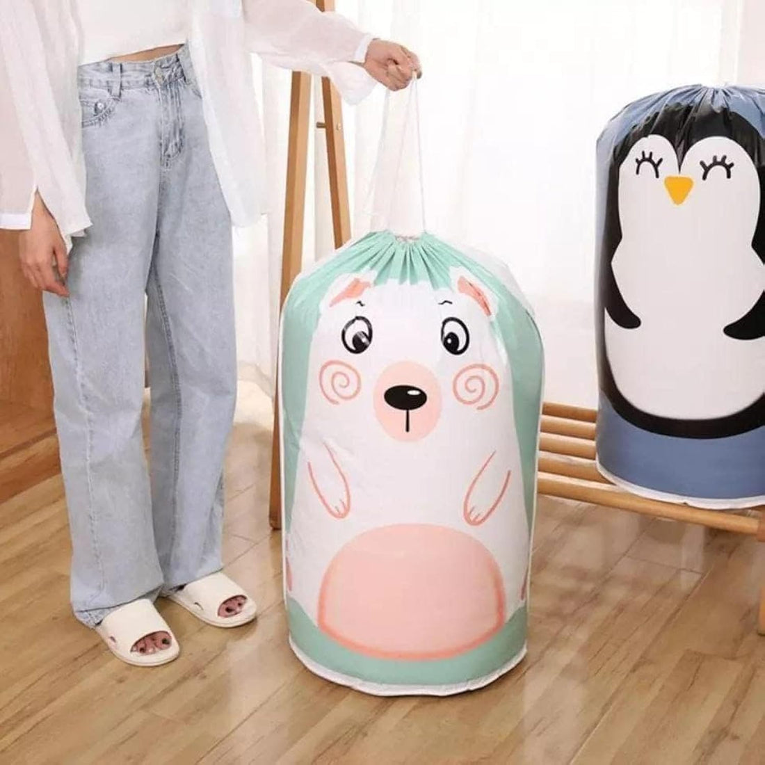 Bedding Storage Bags - Bed Quilt - Bedding - Bed Sheets - Bedding Bags, Size 40cm*83cm, Random Colors and Shapes